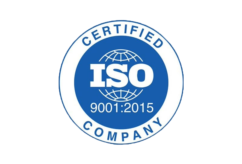 ISO 9001:2015 Certified Company